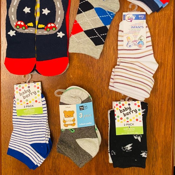 BRAND NEW Baby Toddler Boy 1-3 Years Socks Bundles - Picture 2 of 2